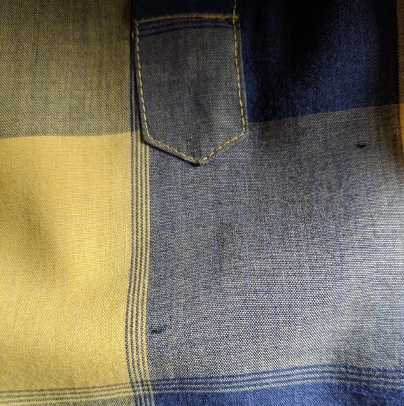 Yellow Diane Von Furstenberg plaid shirt check shirt - Picture 5 of 10